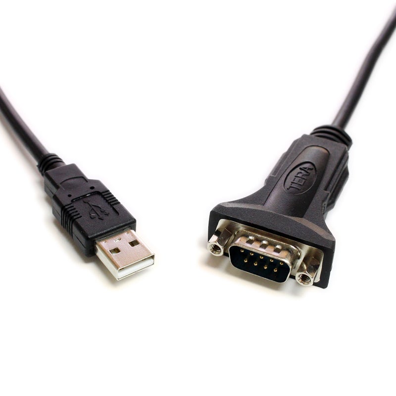 Tera Grand Premium USB 2.0 to RS232 Serial DB9 Adapter Cable 6 Ft - Supports Windows 11,10, 8, 7, Vista, XP, 2000, 98, Linux and Mac - Built with FTDI Chipset and Hex Jack Nuts - Image 3